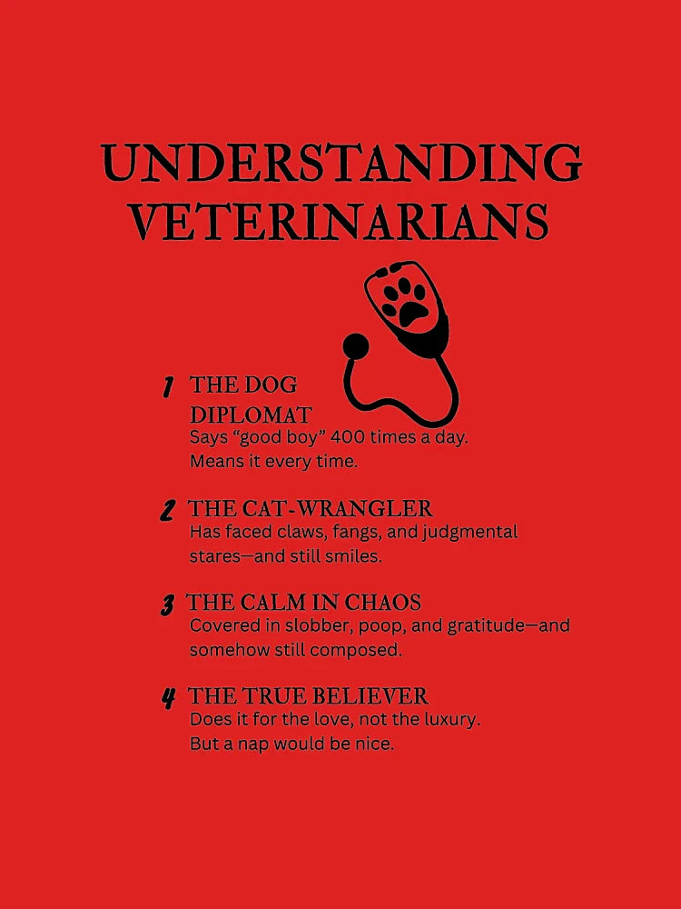 Understanding Veterinarians – Funny Animal Care Definitions Classic T-Shirt