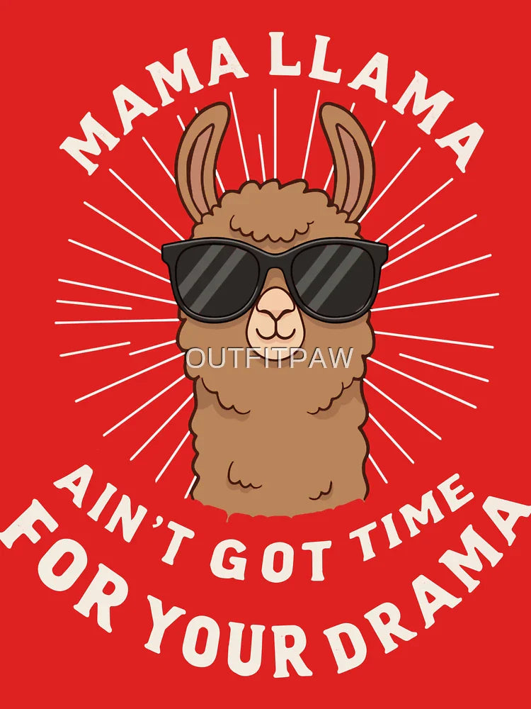Mama Llama doesn't want Drama - Mom Mothers Day Gift Classic T-Shirt