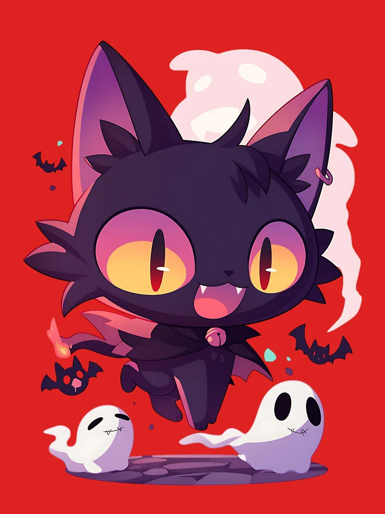 Black Cat Spooky Cutie Classic T-Shirt
