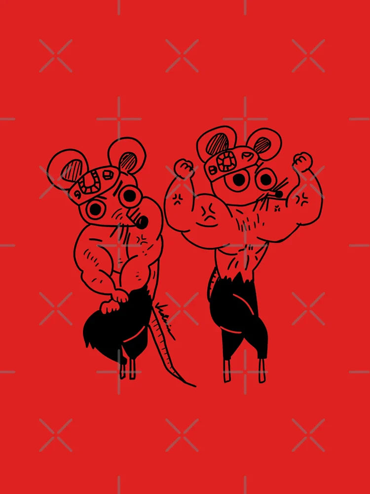 Muscle mice sticker Classic T-Shirt