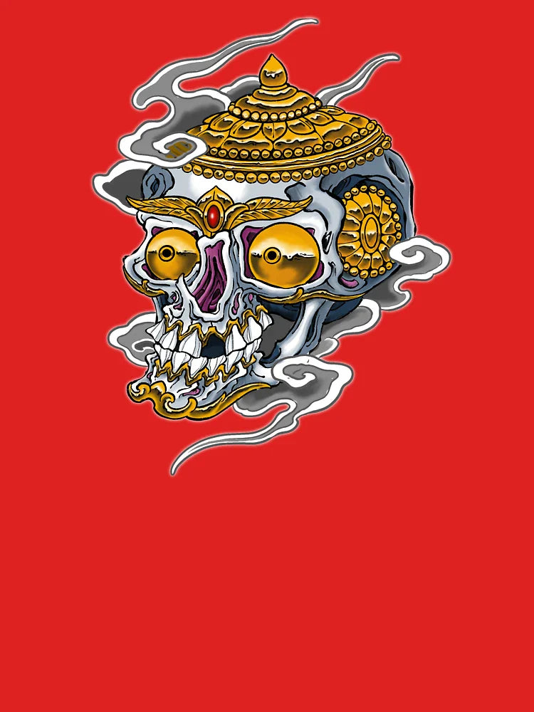 Kapala skull and smoke Classic T-Shirt