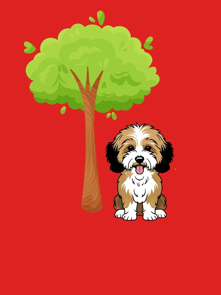 Dog and Tree in the Park Classic T-Shirt