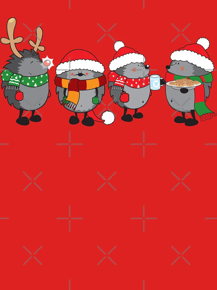 Christmas hedgehogs Classic T-Shirt