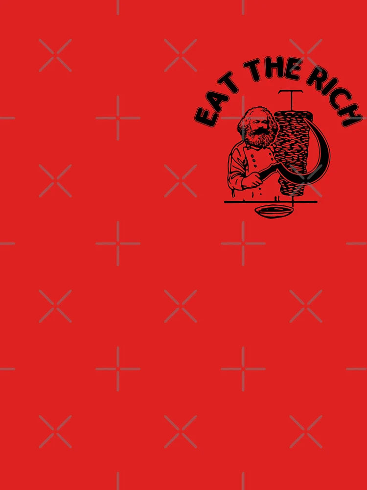 Eat The Rich Doner Döner Kebab Karl Marx Socialist Hasan Piker Classic T-Shirt