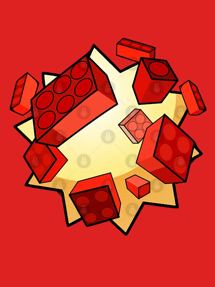 Exploding Bricks Classic T-Shirt