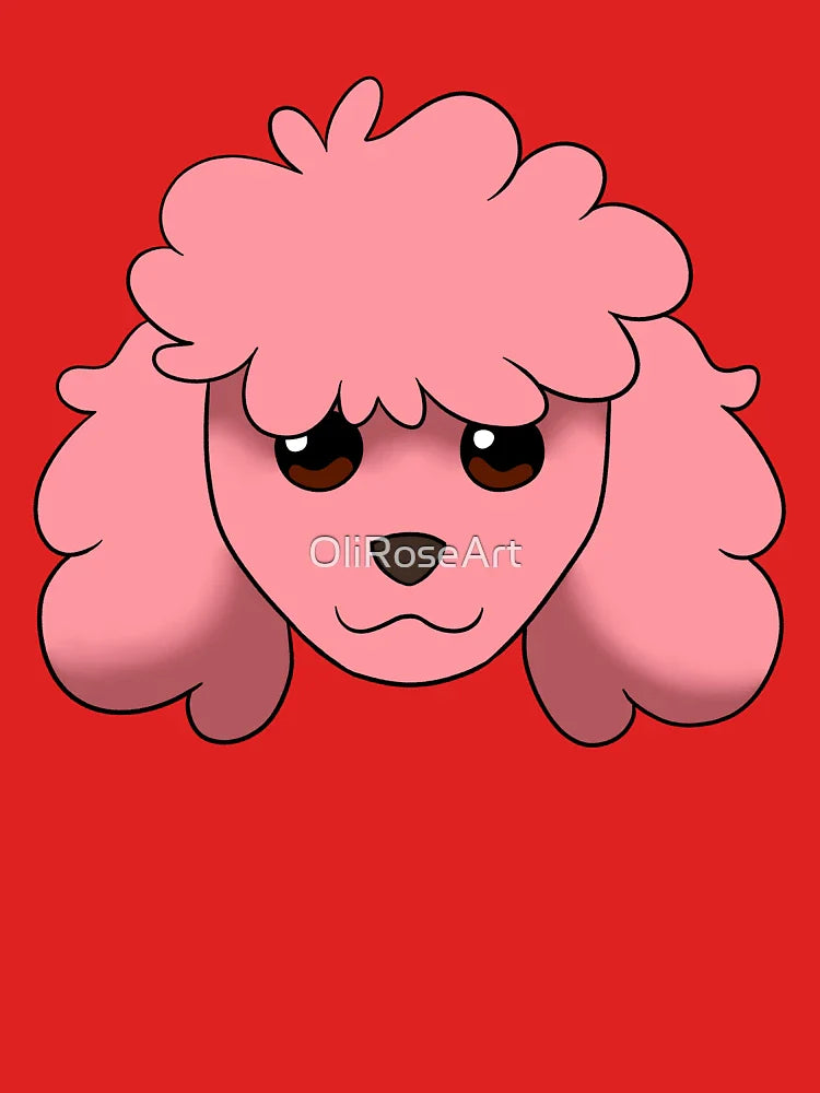 Pastel Red Poodle Classic T-Shirt
