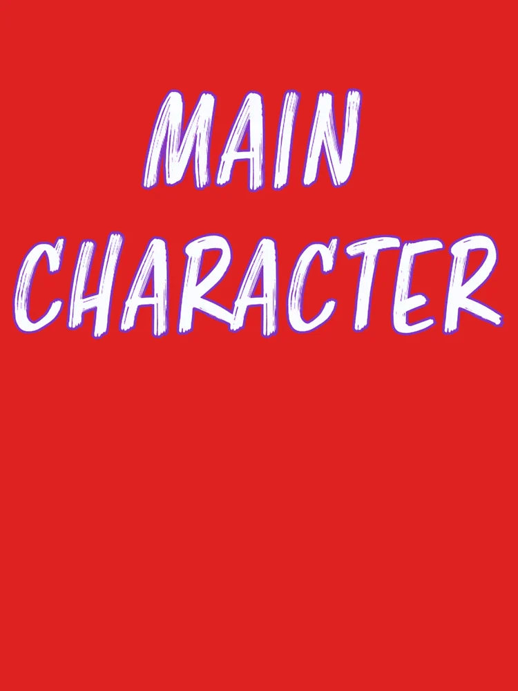Main Character Text Art Design Classic T-Shirt