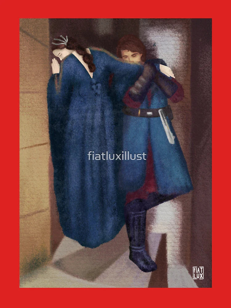 Meeting on the Turret Stairs Anidala Anakin Padme Classic T-Shirt