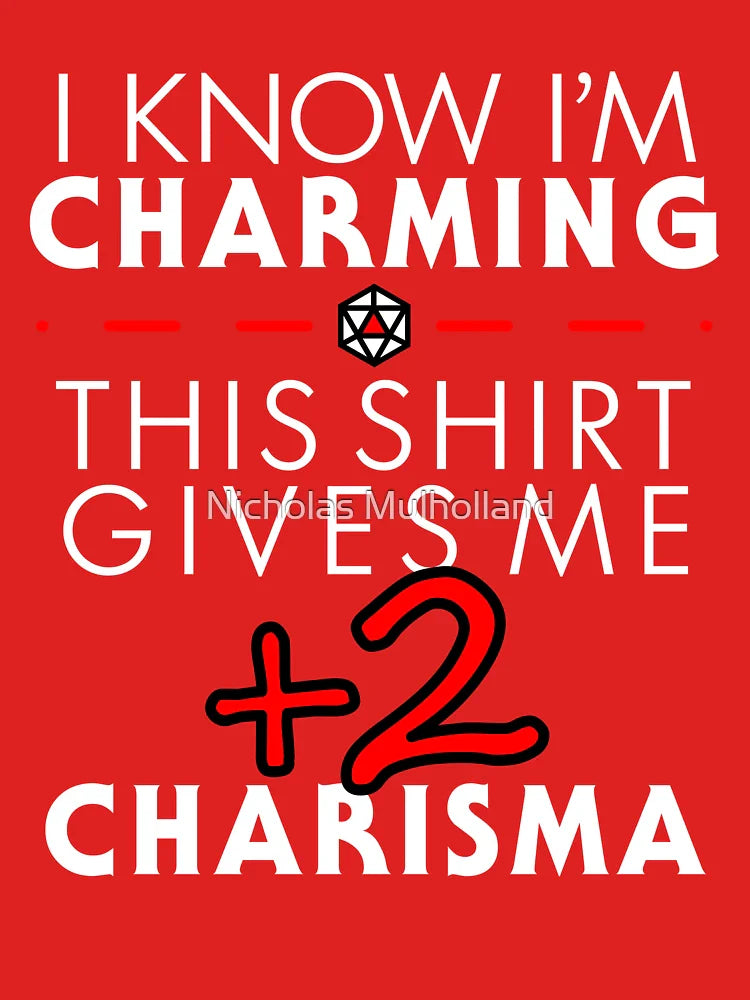 Charismatic Unisex T-Shirt- Dungeons and Dragons Classic T-Shirt