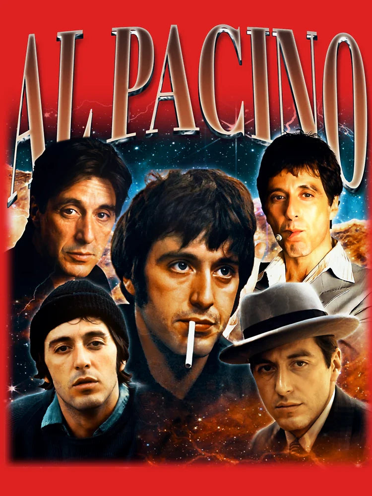 AL PACINO Vintage 90s Style, Al Pacino Homage Rap Hip-hop, Classic T-Shirt