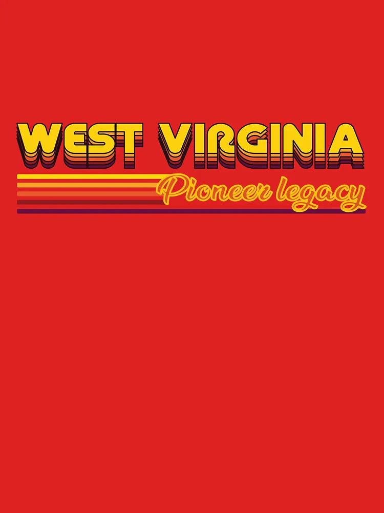 cool West Virginia USA state design Classic T-Shirt