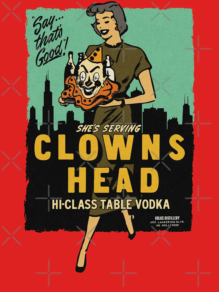 Vintage Hi-Class Clown Table Vodka Classic T-Shirt