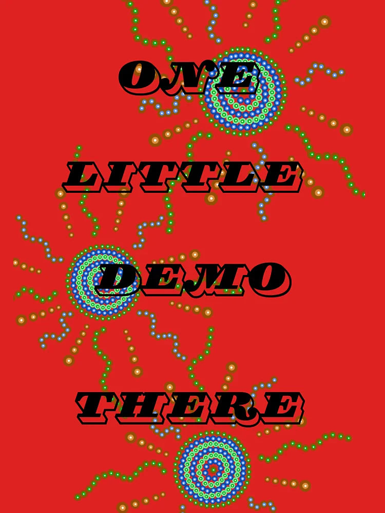 Indigenous dot painting design (One little demo there) Classic T-Shirt