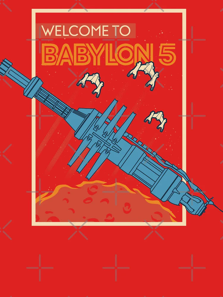 Babylon 5, Vintage Space, Welcome Classic T-Shirt