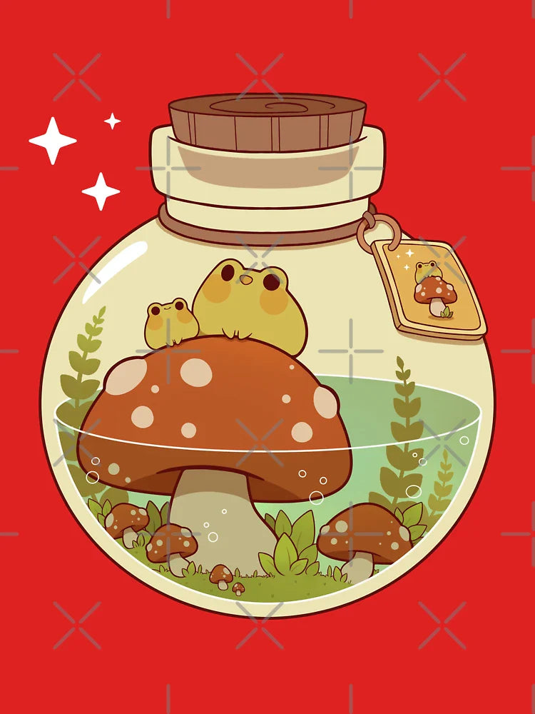 Frog and mushroom potion Classic T-Shirt