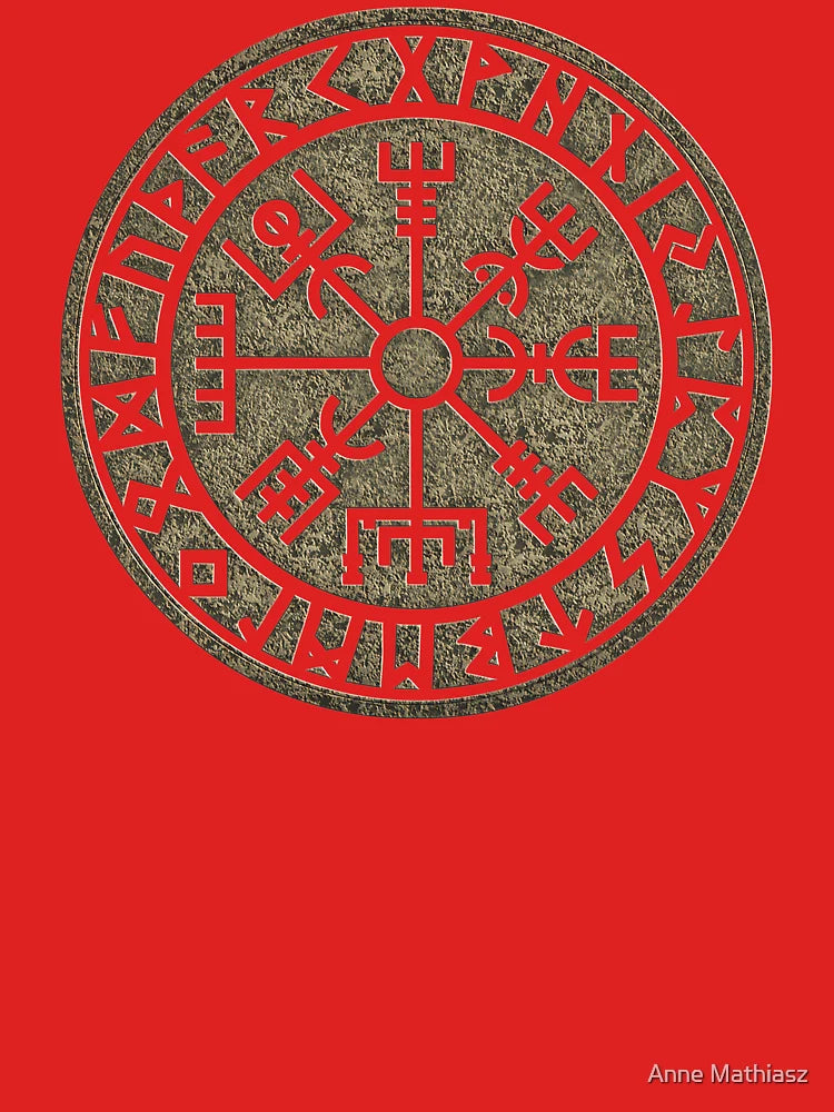 Vegvisir, viking compass, Norse, symbol, protection, nordic, vikings Classic T-Shirt