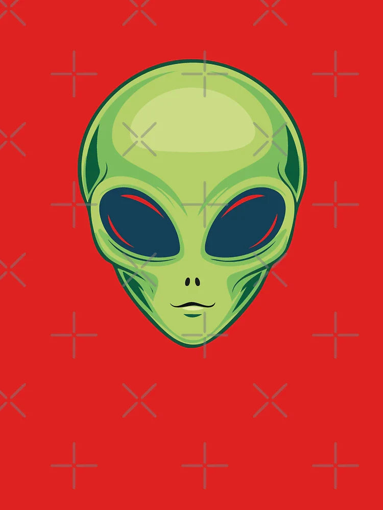 Alien Head with transparent eye slits Classic T-Shirt