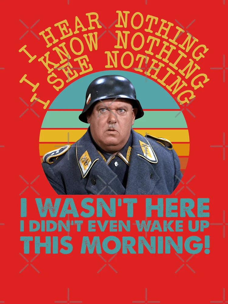 Sgt Schultz Hogan's Heroes Sergeant Classic T-Shirt