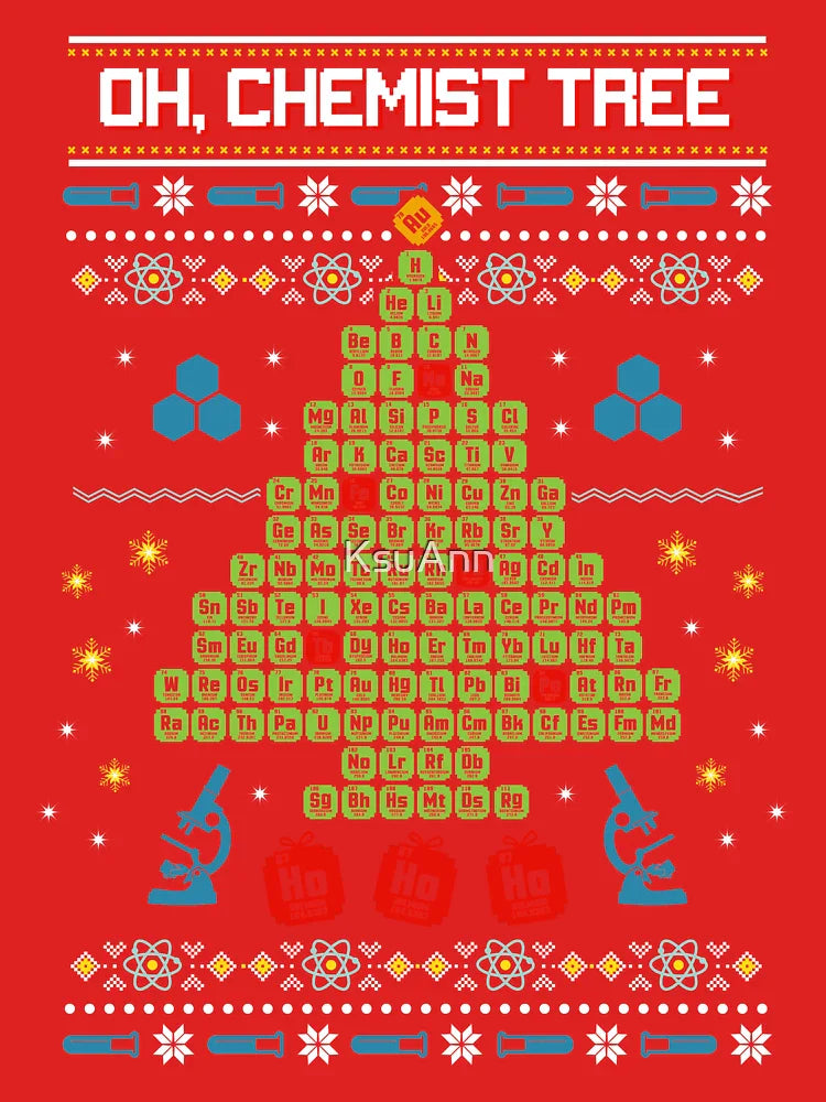 Oh Chemist Tree Ugly Christmas Sweatshirt Classic T-Shirt
