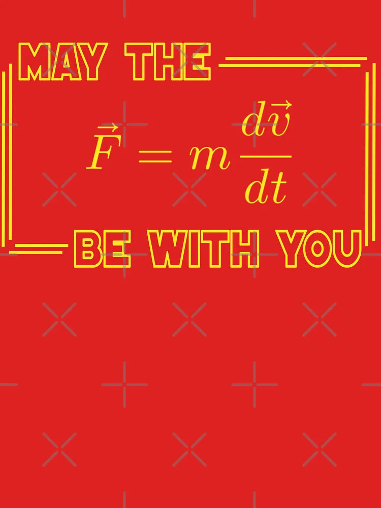 May The Force Be With You Physics equation Geek humor Classic T-Shirt