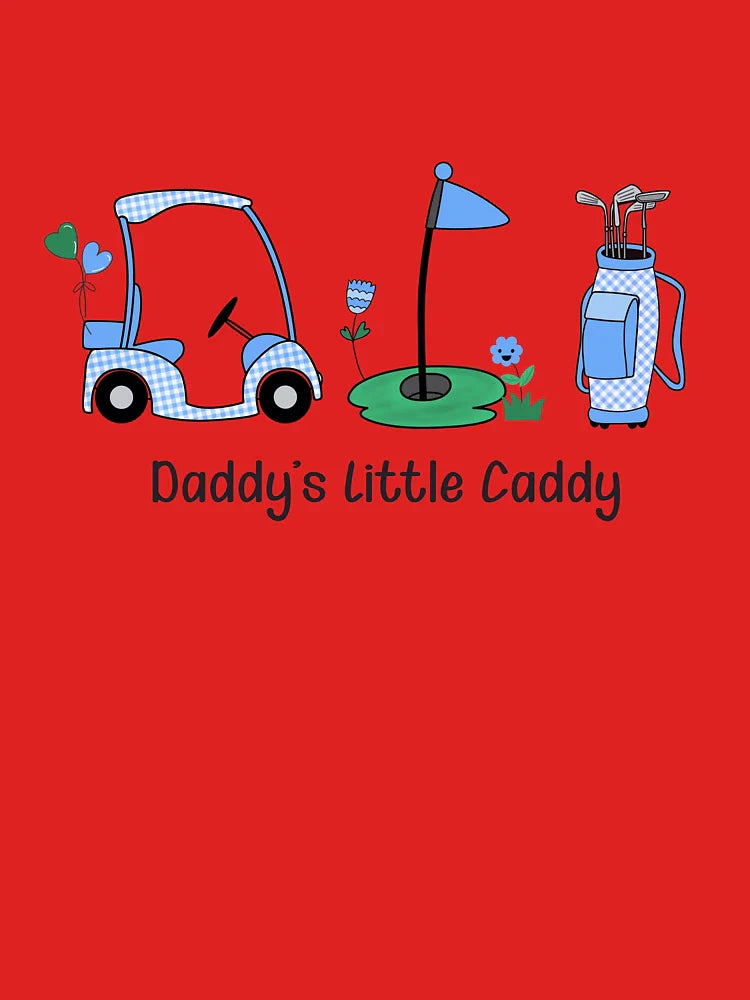 Boy Daddy's Little Caddy Golf Golfing Buddy Bubble Classic T-Shirt