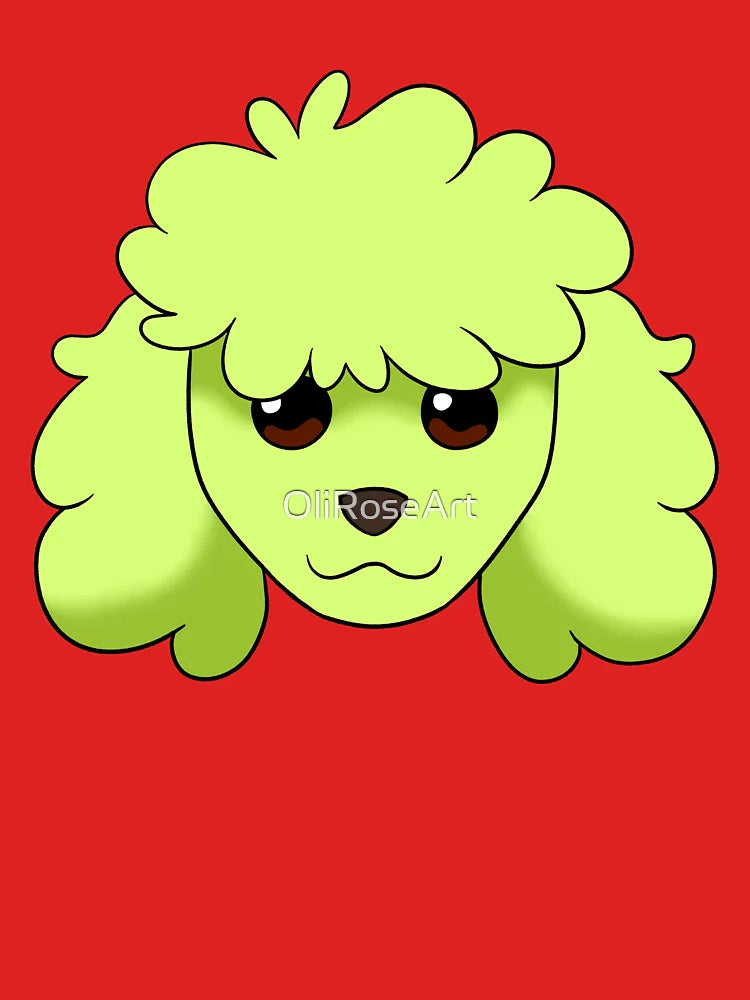 Pastel Lime Poodle Classic T-Shirt