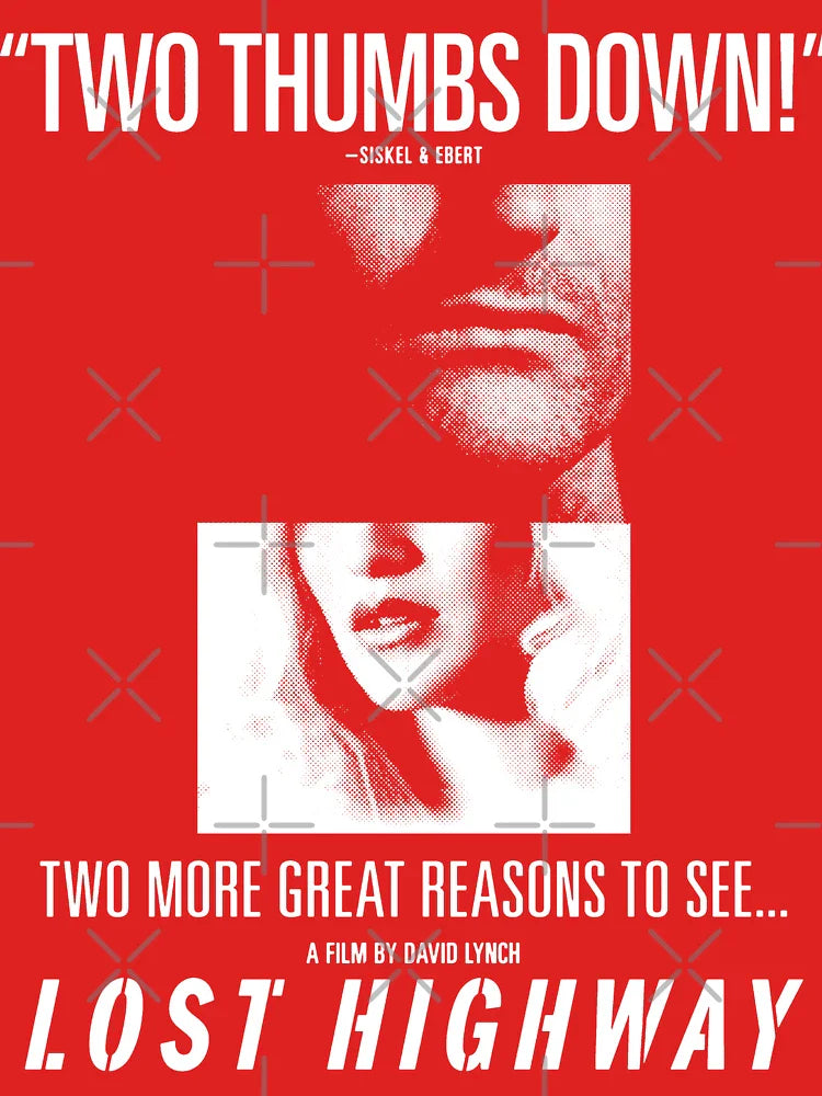 Lost Highway: Two Thumbs Down - Vintage David Lynch Movie Classic T-Shirt