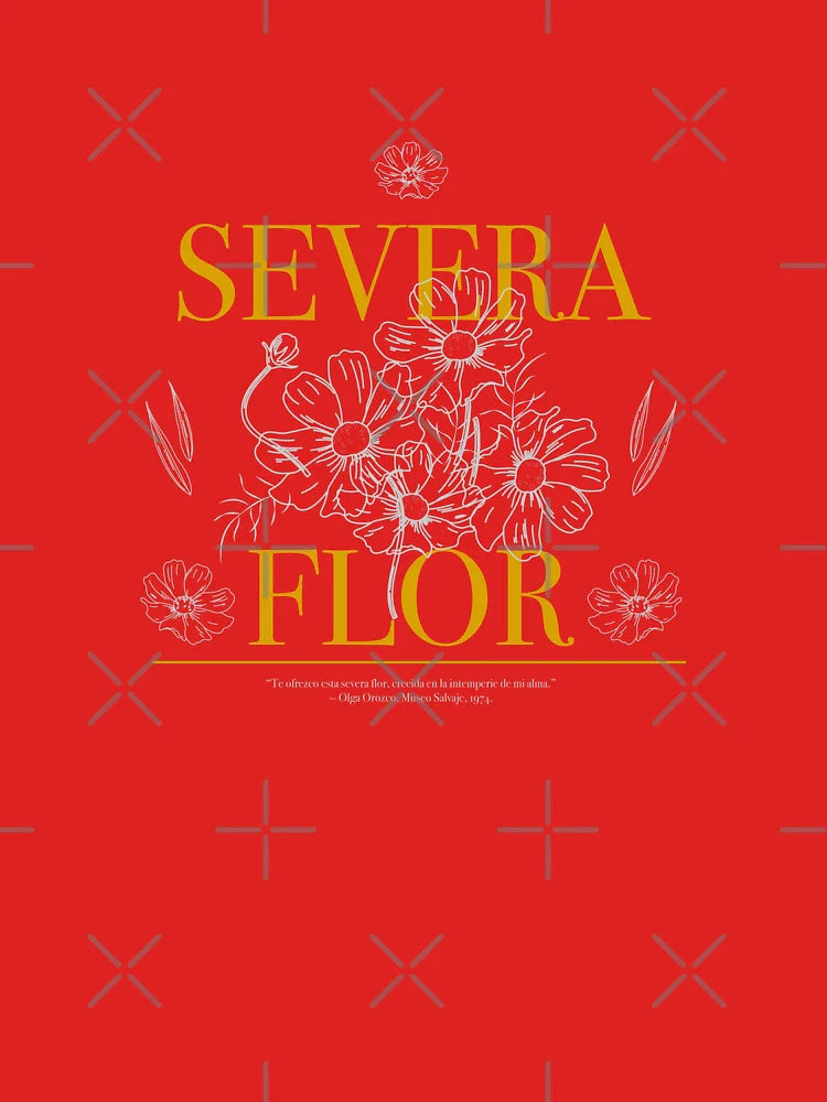 severe flower - black Classic T-Shirt