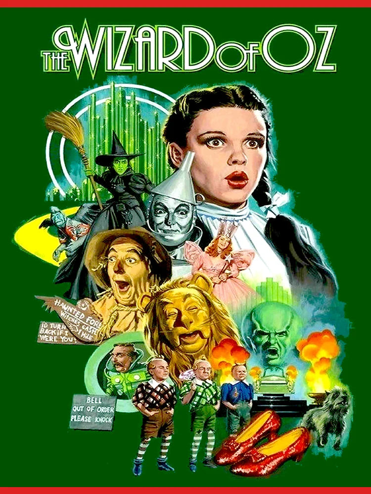 Wizard of OZ Vintage Art Print Classic T-Shirt