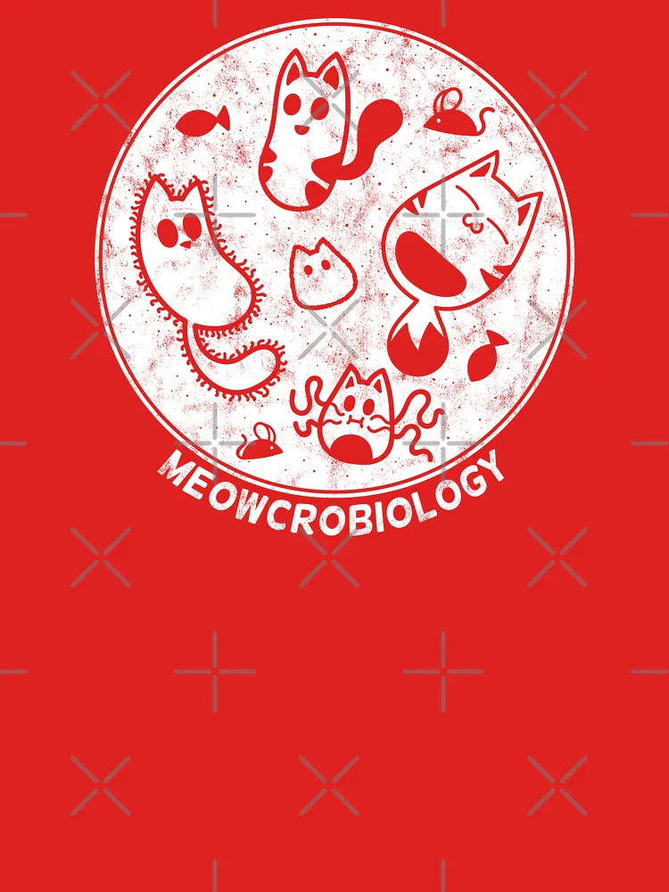 Cats love Microbiology Distressed Classic T-Shirt