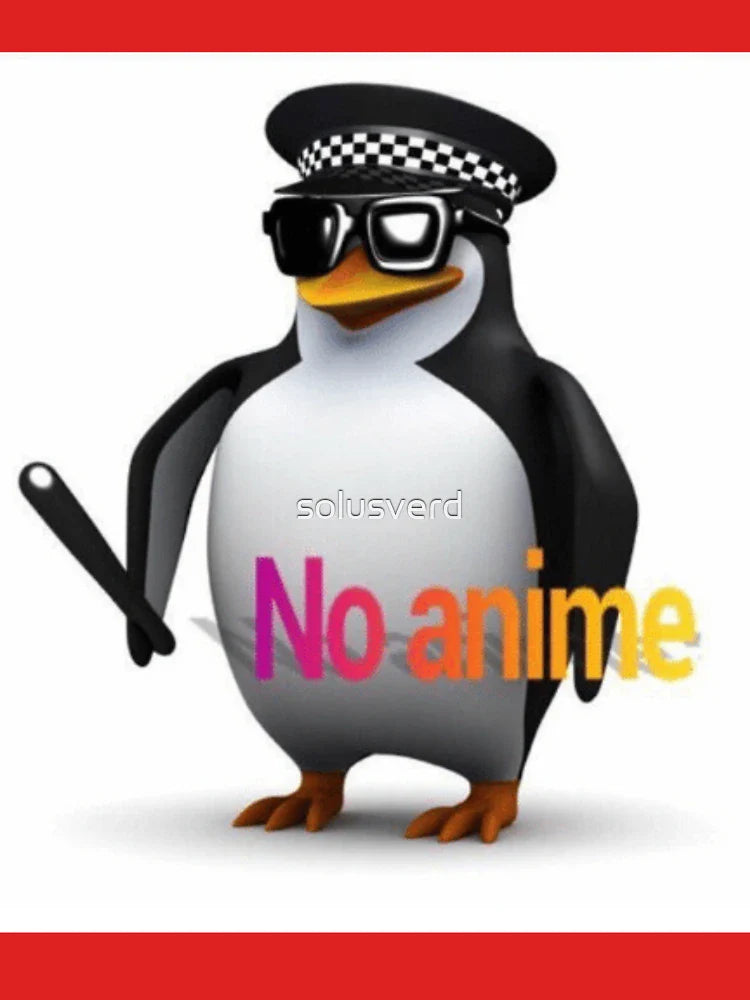 No Anime Penguin Classic T-Shirt