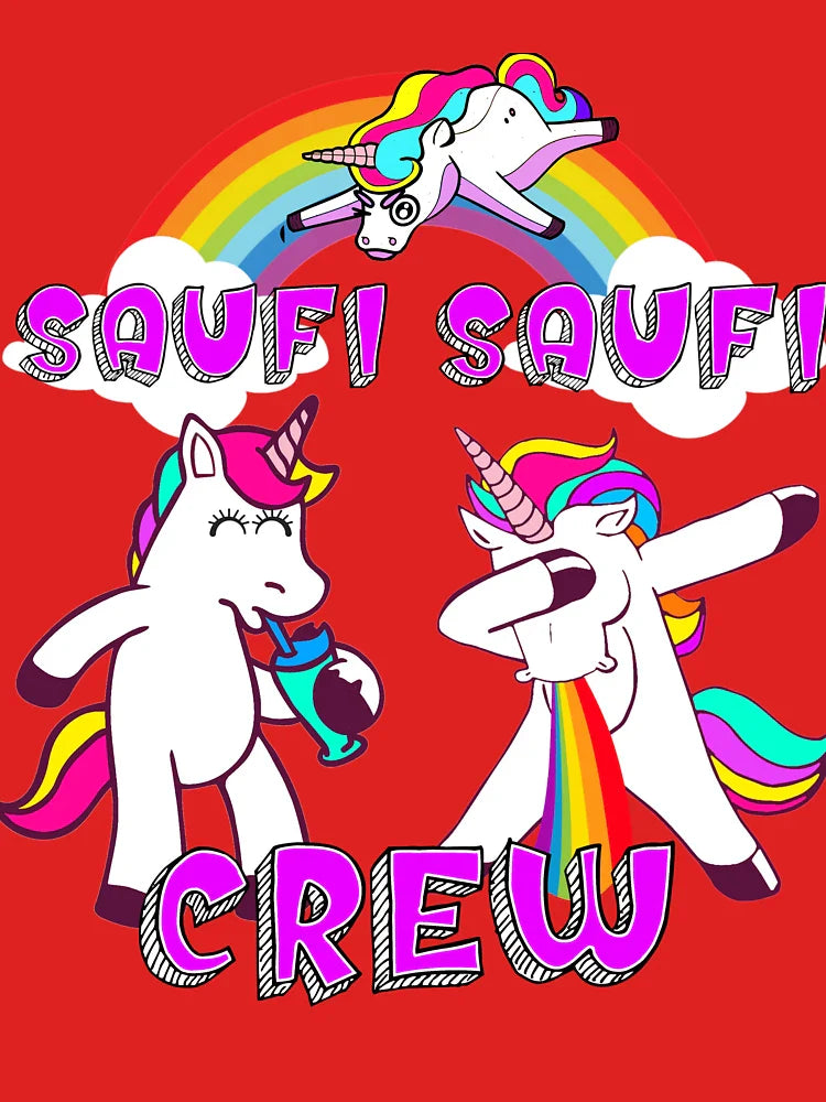 Unicorn Saufi Saufi Party Crew Classic T-Shirt