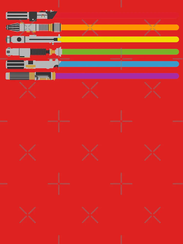 Lightsaber Rainbow Classic T-Shirt