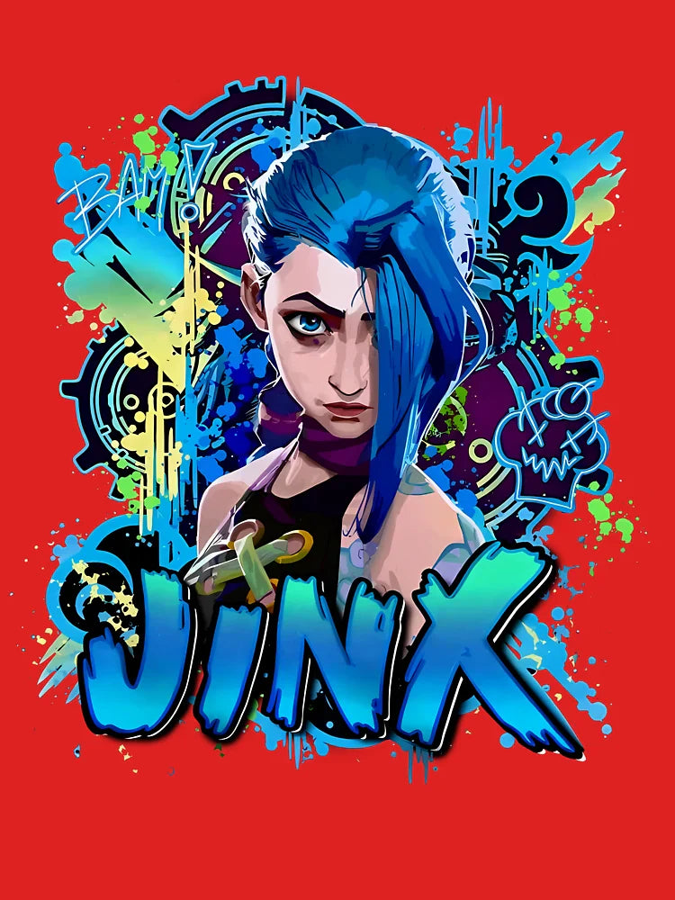Jinx Arcane Movie Character  Classic T-Shirt