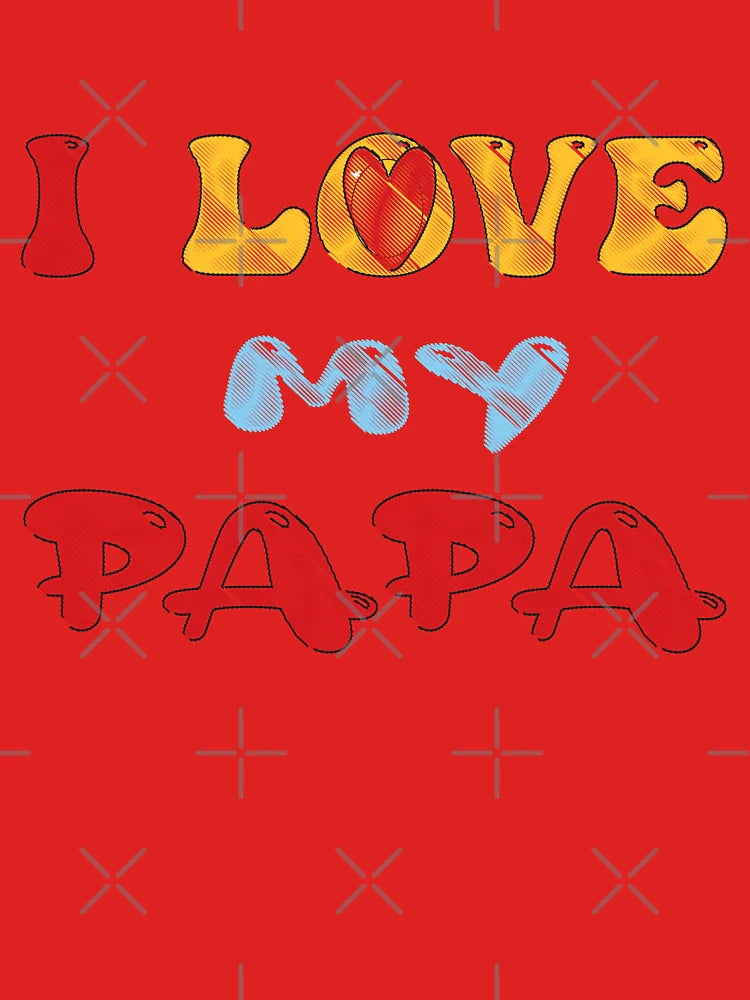 Papa Love Heartbeat Classic T-Shirt