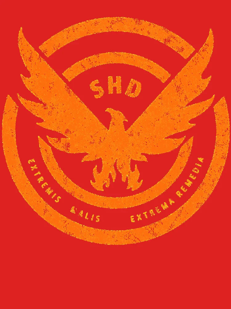 The division shd logo distressed orange essential t shirt Classic T-Shirt
