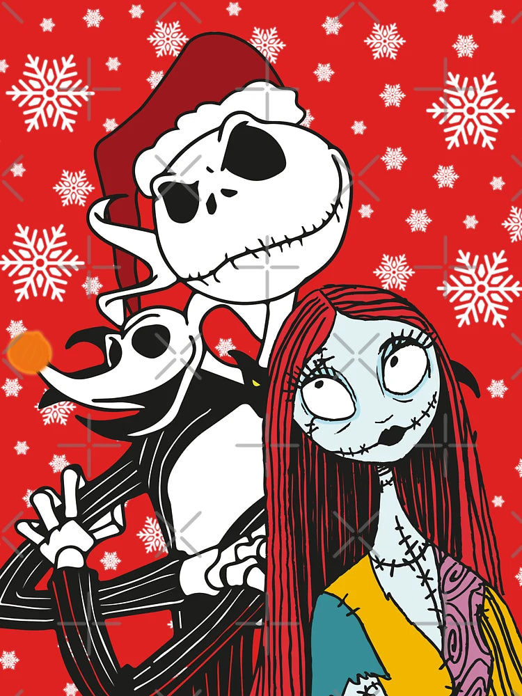 Jack Skellington, Zero and Sally - The Nightmare Before Christmas Classic T-Shirt