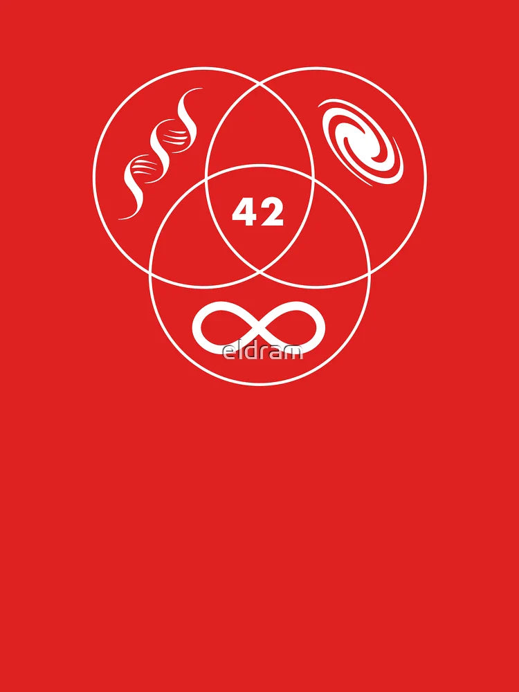 Hitchhikers Guide To The Galaxy 42 Classic T-Shirt