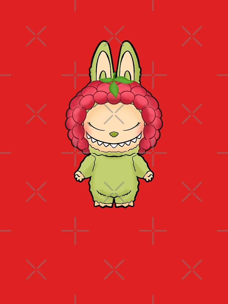 Raspberry Labubu, Labubu Design, Fruit Labubu Classic T-Shirt