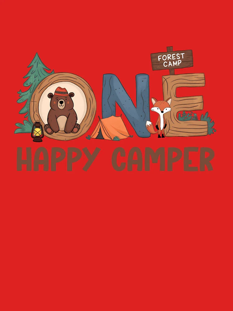 One Happy Camper First Birthday Camping Adventure Classic T-Shirt