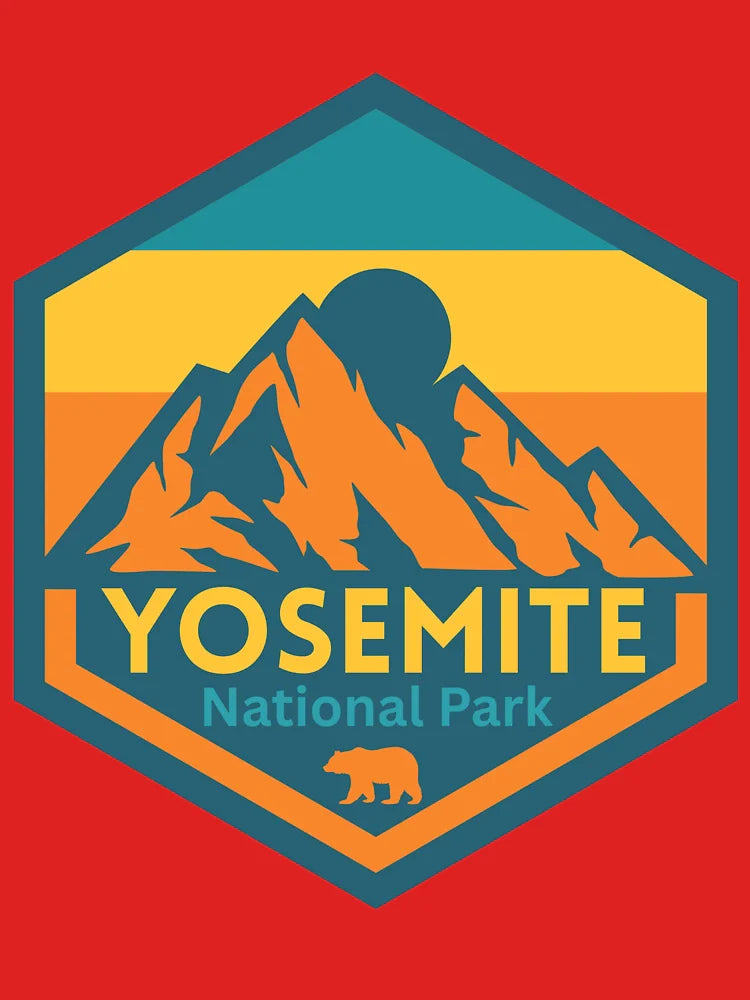Yosemite National State Park Classic T-shirt Sticker Classic T-Shirt