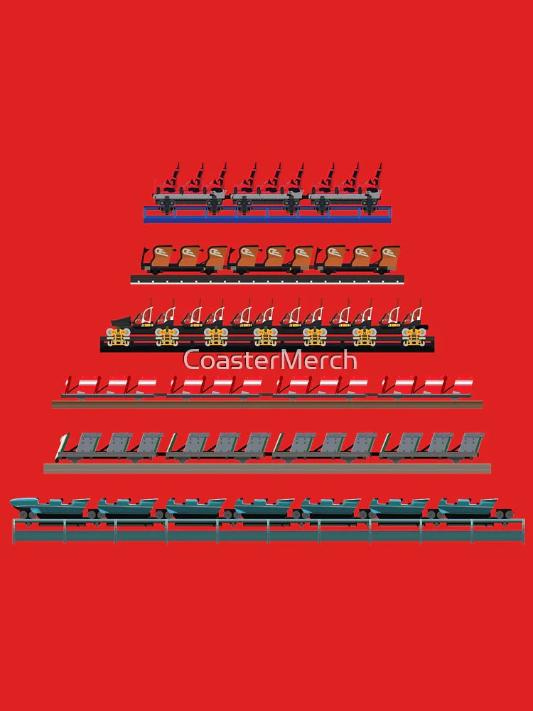 Kennywood Coaster Trains Design Classic T-Shirt
