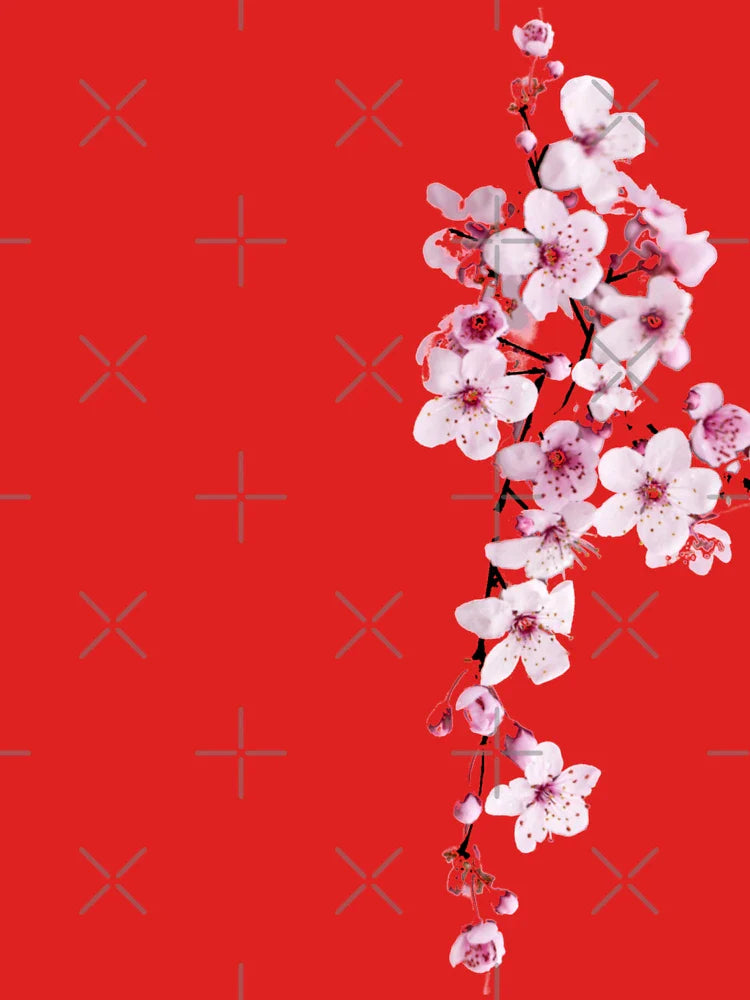 One-side Cherry Blossom Branch Classic T-Shirt