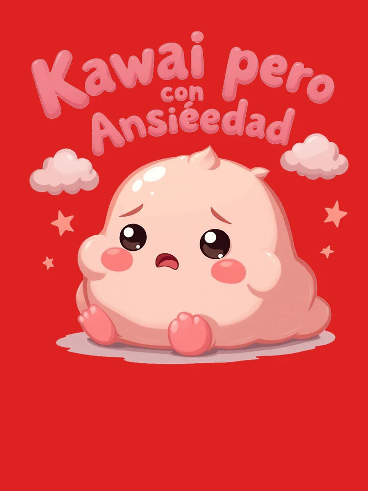 Kawaii but with Anxiety - Phrase Classic T-Shirt