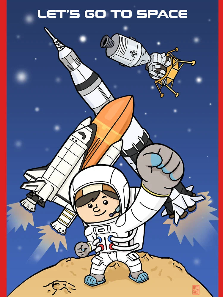 Let's Go To Space Classic T-Shirt