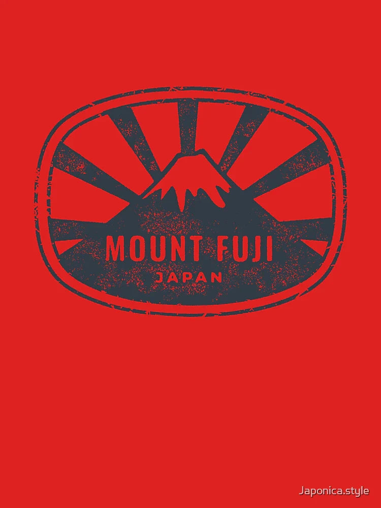 Mount Fuji Japan Stamp Classic T-Shirt
