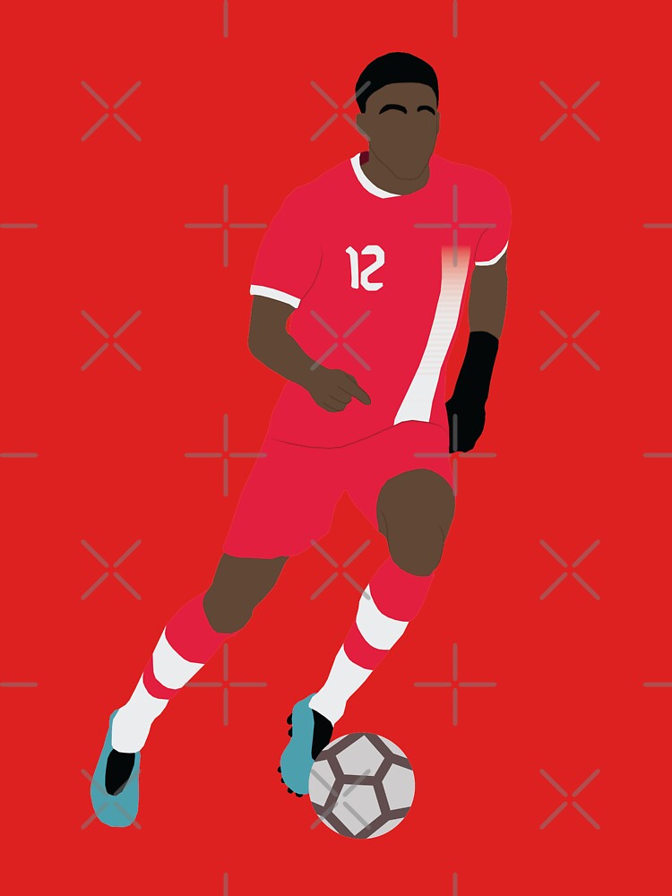Alphonso Davies by Draws Sports