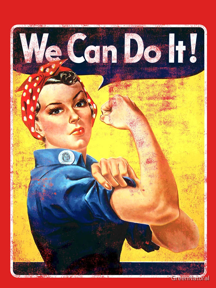 We Can Do It! Rosie The Riveter T-shirt - Women's Feminist Classic T-Shirt