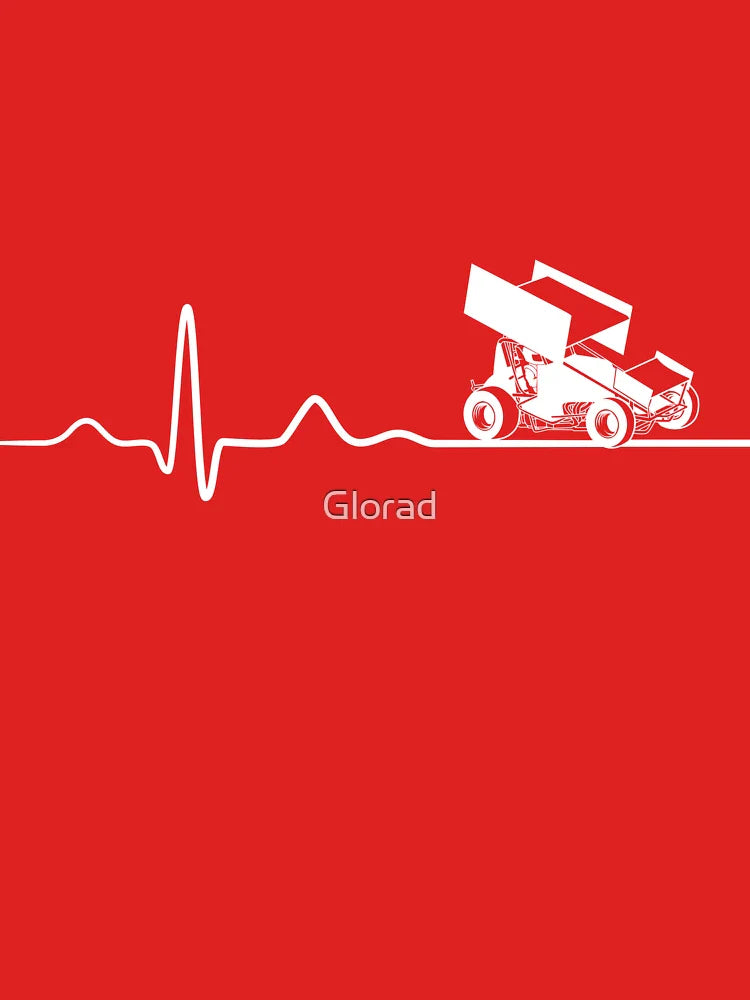 SPRINT CAR RACING Sprint Car Racing Heartbeat Classic T-Shirt