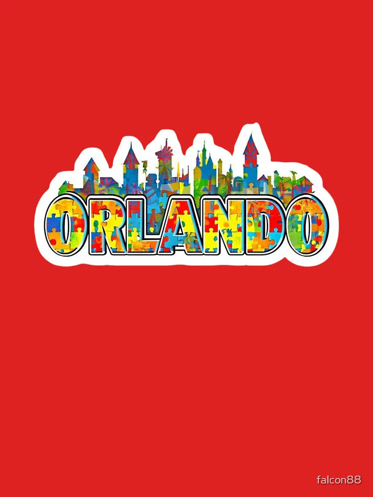 Orlando Theme Puzzle Splash Classic T-Shirt